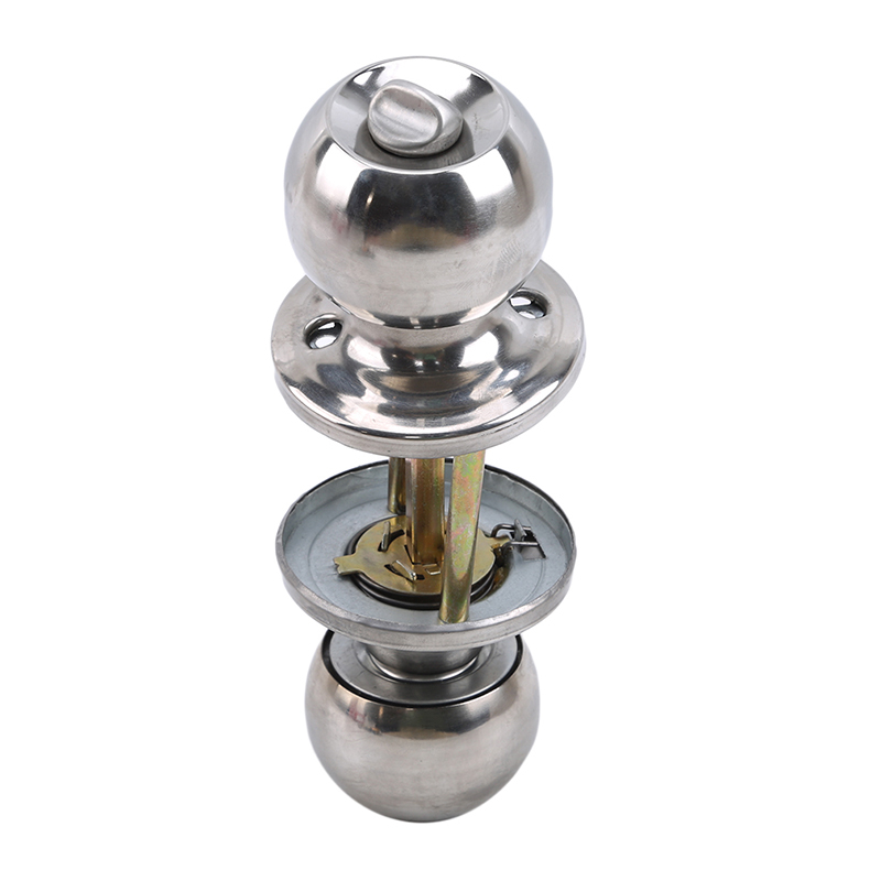 Home Bathroom Hardware - Yuvarlak top gizlilik kapı kolu banyo