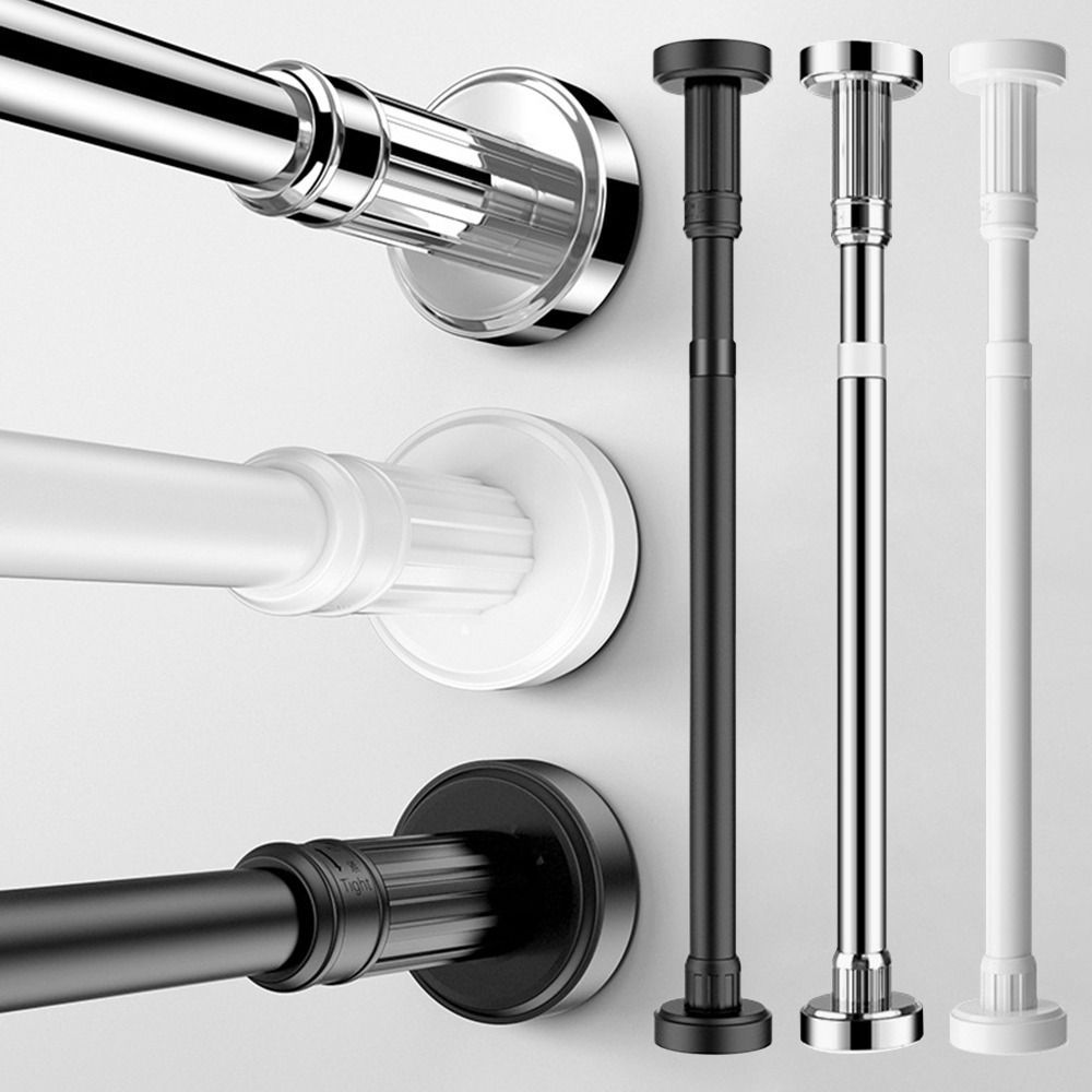 Home Bathroom Hardware - 35-80cm giysi kurutma raf ayarlanabilir balkon
