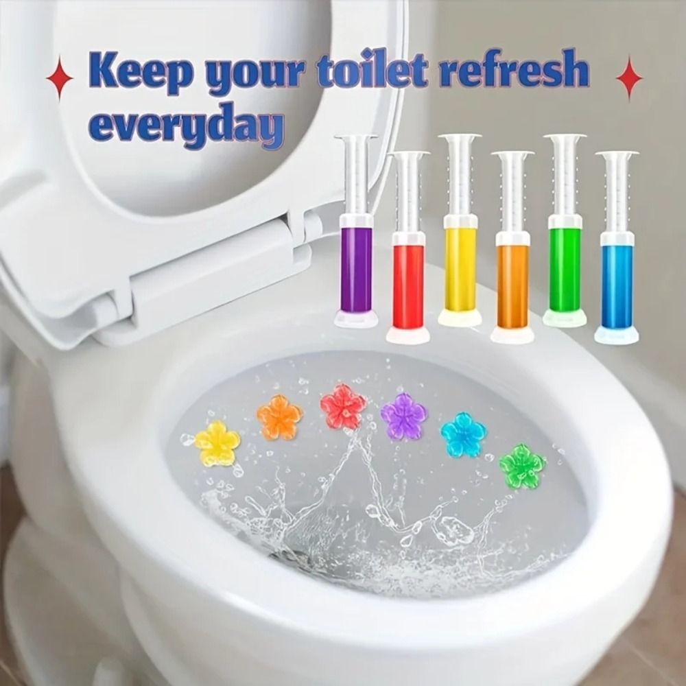 Home Bathroom Freshener - 2024 Aroma Çiçek Tuvalet Temizleyici Jel