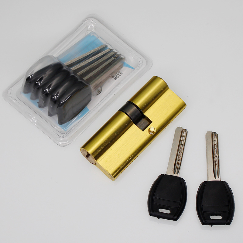 Home Bathroom Hardware - Kolu kapı kilidi silindir ev çok