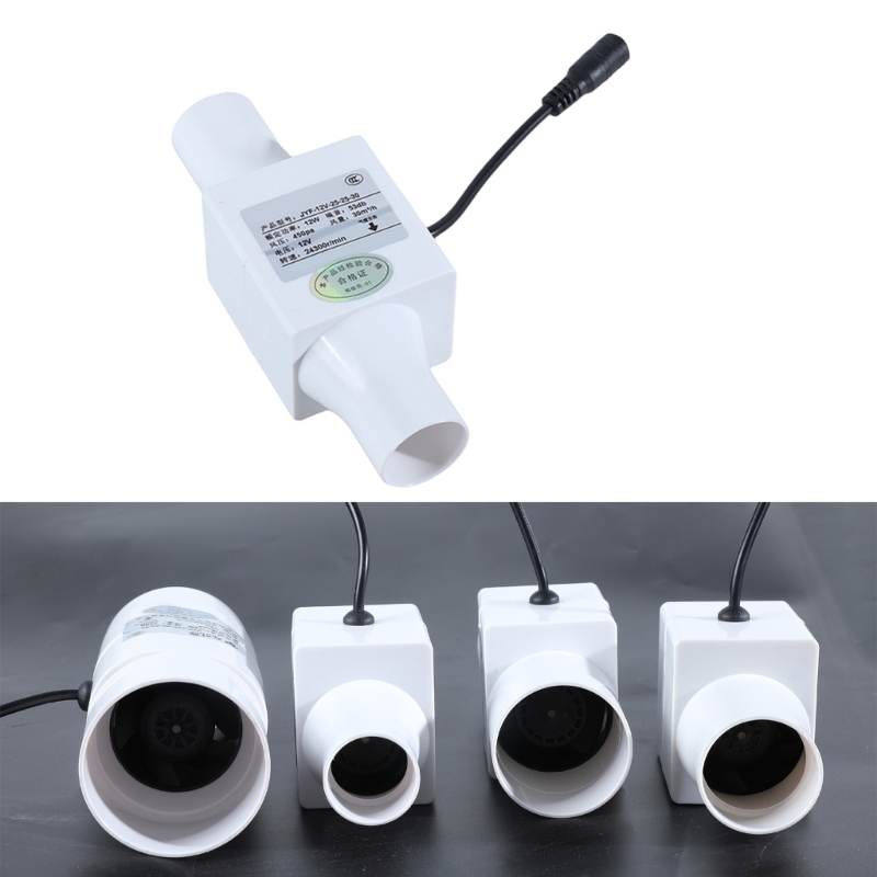 Home Bathroom Extractor Fan - 12V Sessiz Boru Havalandırma Egzoz Fanı