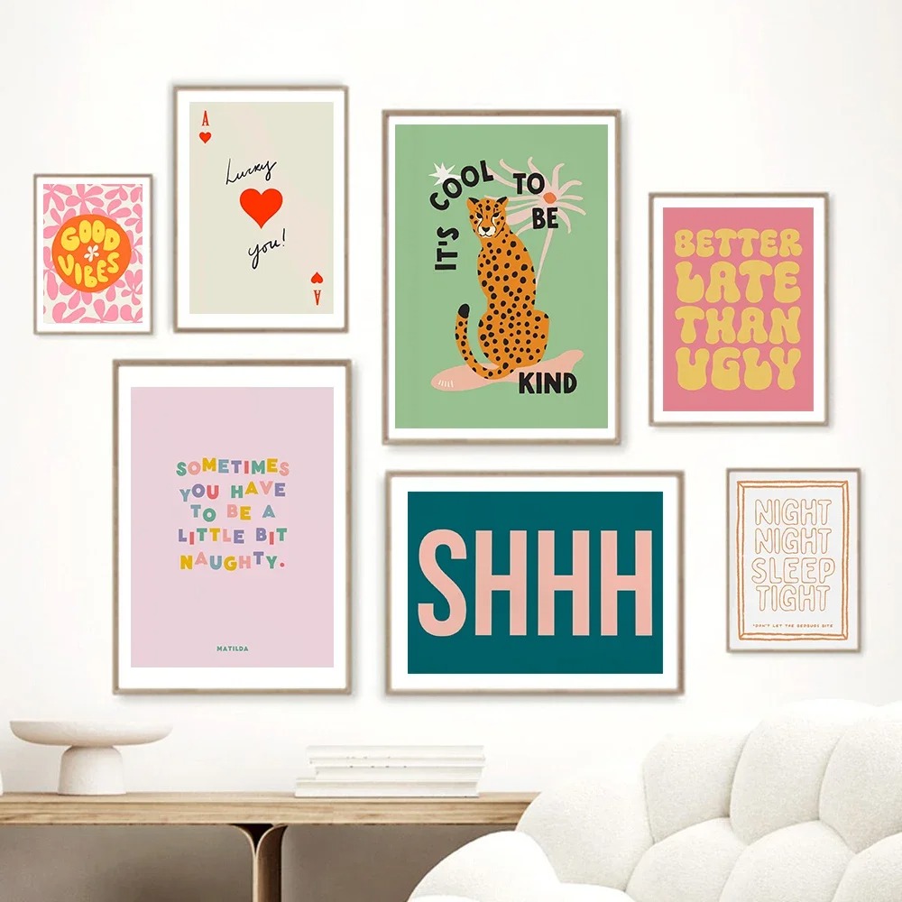 Home Bathroom Quotes - Nazik Ol Leopar Çita Duvar Posterleri