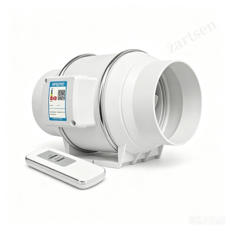 Home Bathroom Extractor Fan - Egzoz fanı ev sessiz hat içi
