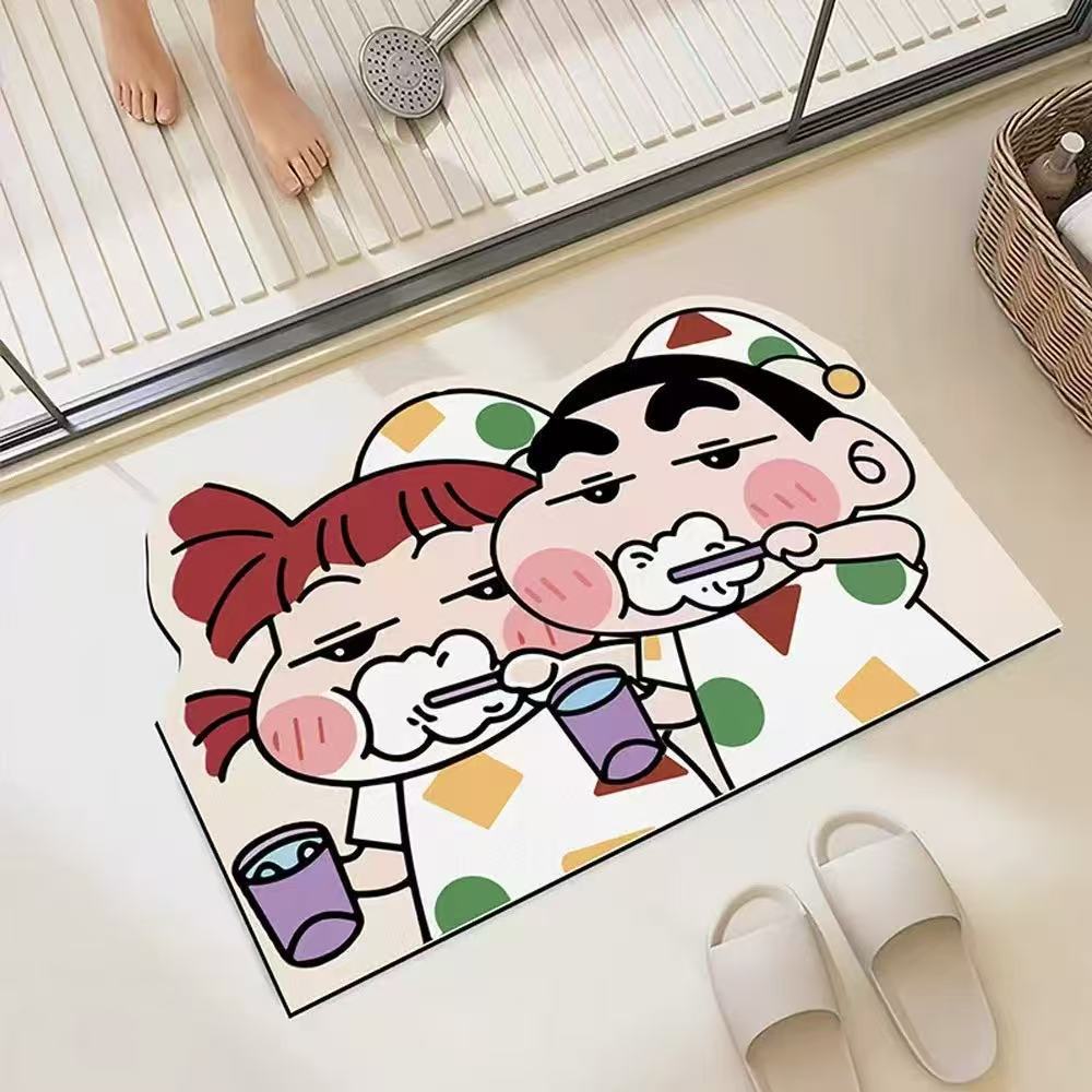 Home Bathroom Model - Duş Odası Su Emici Paspas Hızlı