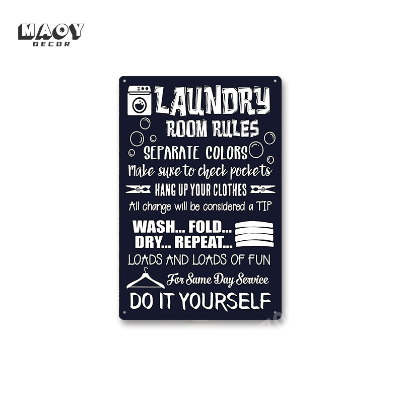Slogan Metal Tabela Çamaşır Od - Home Bathroom Signs incelemesi ve fiyatı