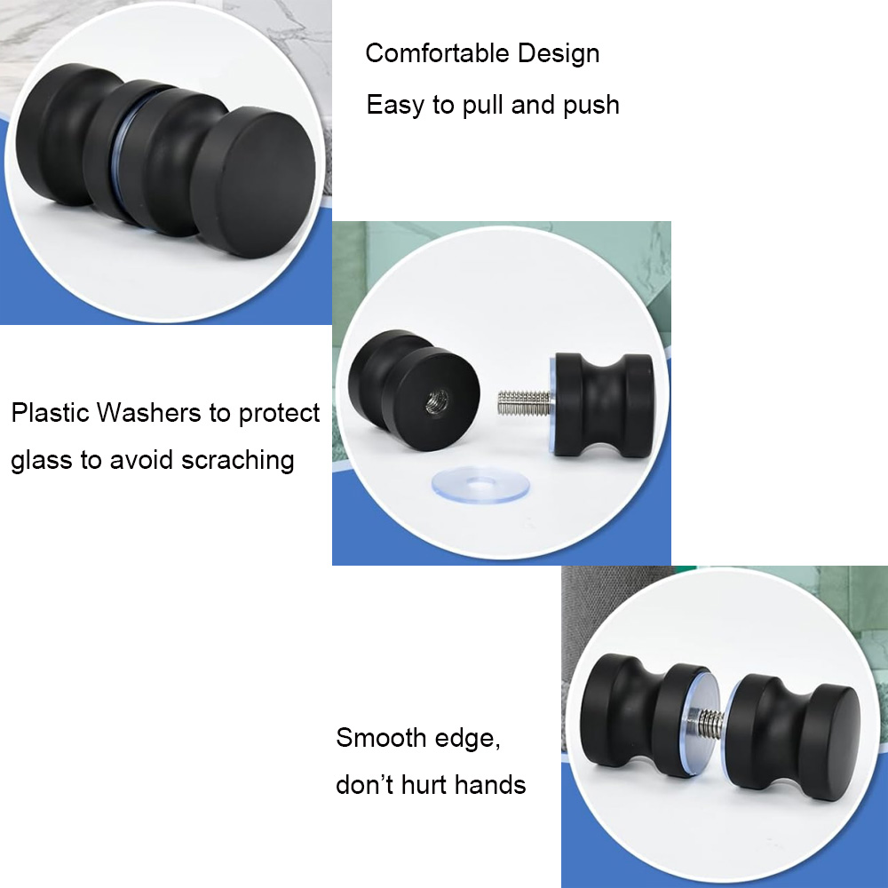 Alüminyum cam kapı kolu siyah  - Home Bathroom Hardware incelemesi ve fiyatı