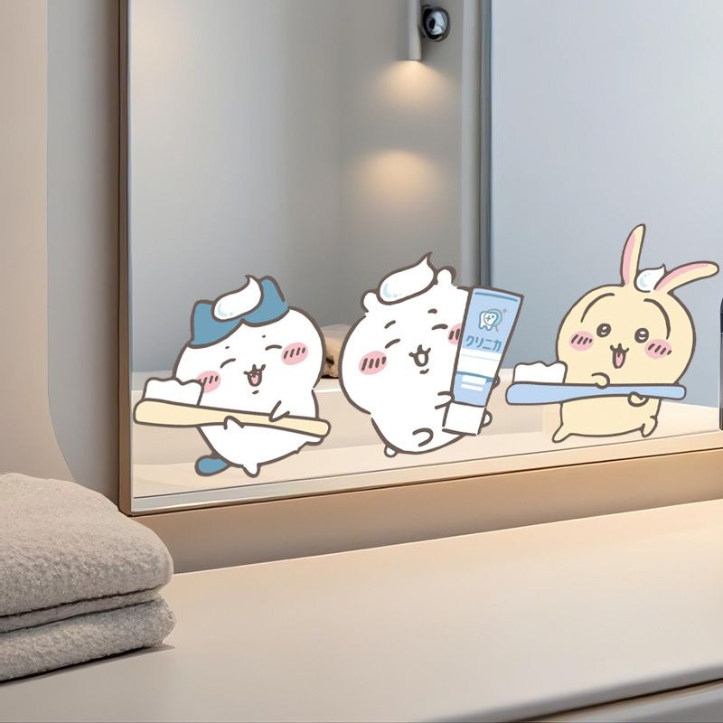 Sıcak Chiikawa Ayna Çıkartmala - Home Bathroom Model incelemesi ve fiyatı