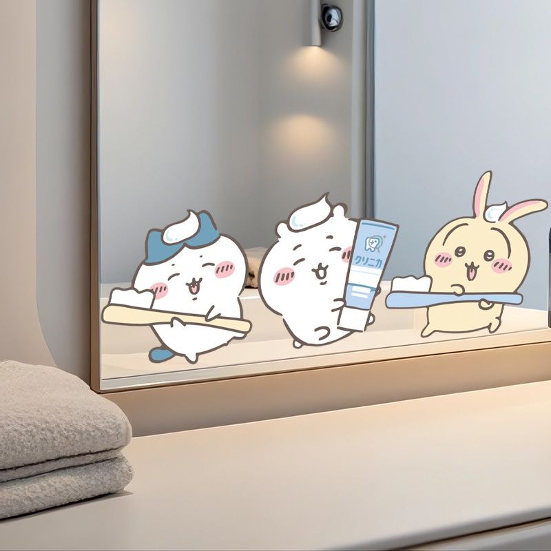 Sıcak Chiikawa Ayna Çıkartmala - Home Bathroom Model incelemesi ve fiyatı