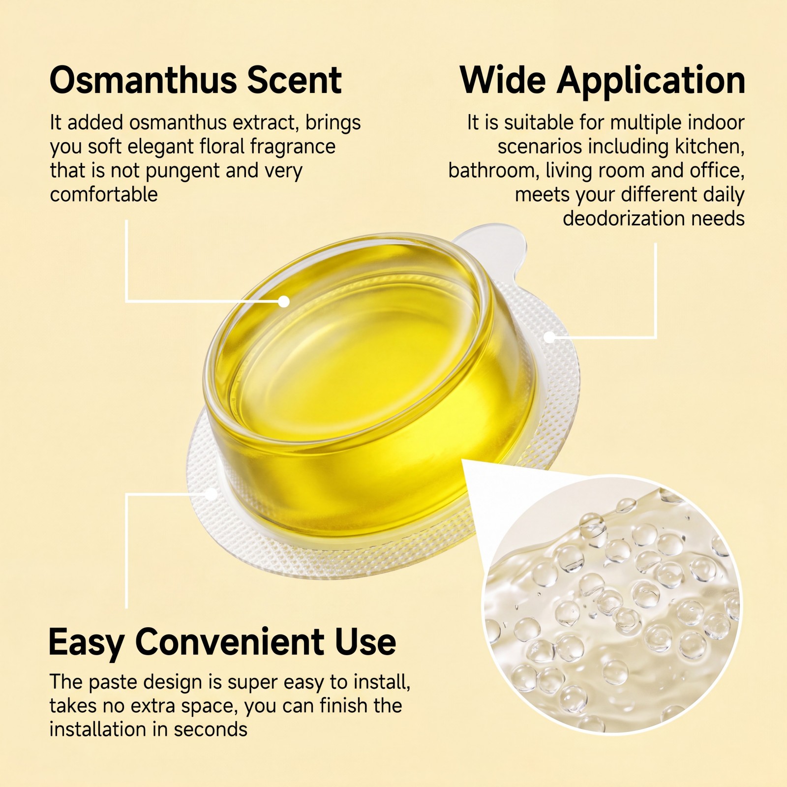 6x Osmanthus çöp tenekesi koku - Home Bathroom Freshener incelemesi ve fiyatı
