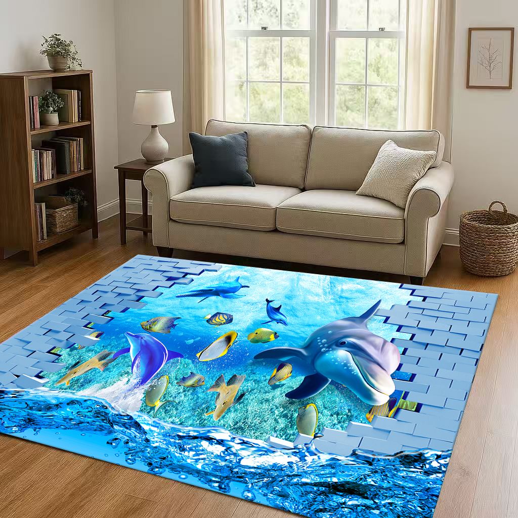Yeni 3D İllüzyon Sualtı Dünyas - Home Bathroom Break incelemesi ve fiyatı