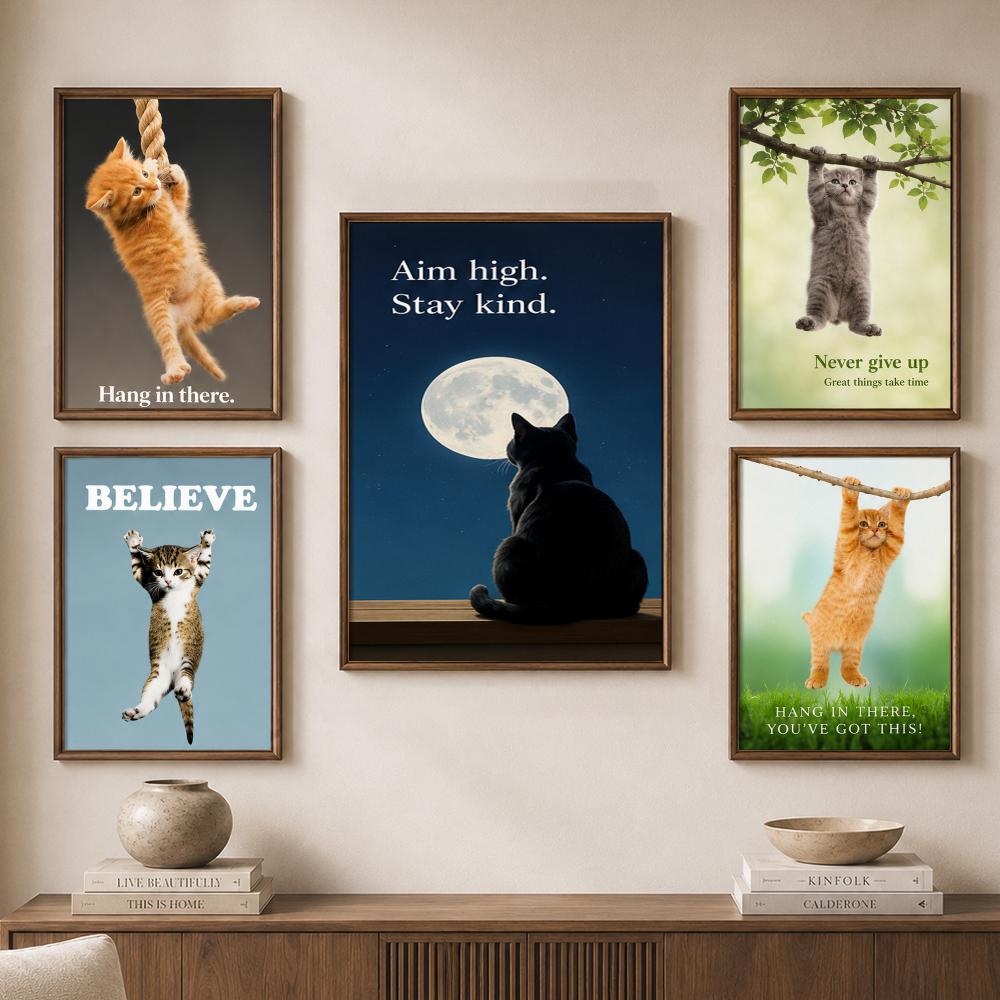 Komik Motivasyonel Kediler Sev - Home Bathroom Quotes incelemesi ve fiyatı
