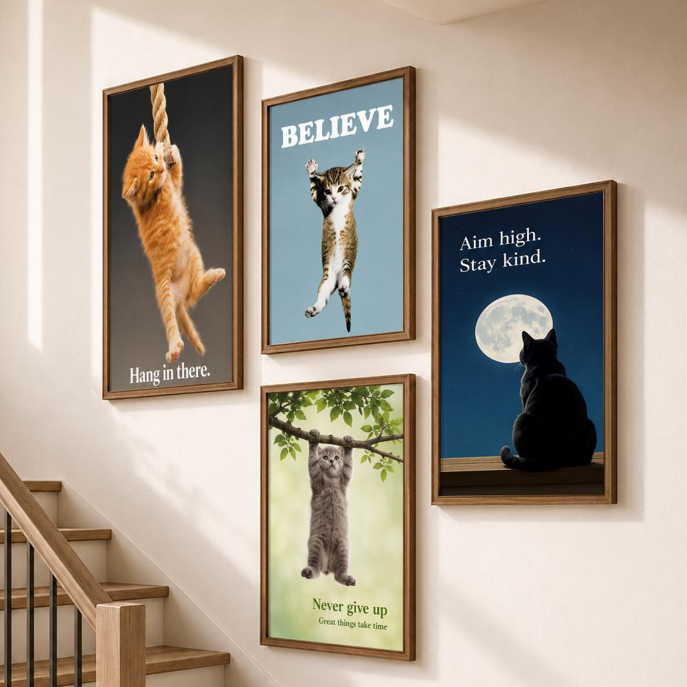 Komik Motivasyonel Kediler Sev - Home Bathroom Quotes incelemesi ve fiyatı