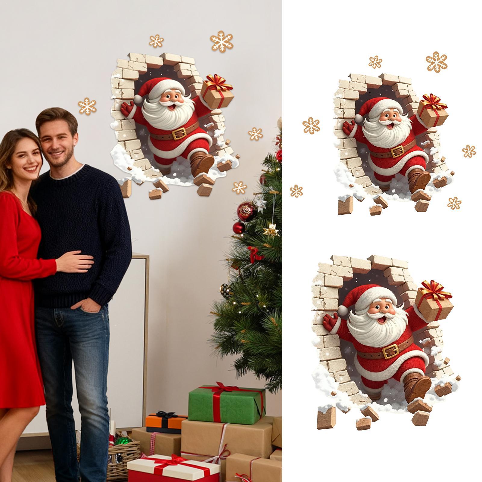 Noel Baba Duvar Çıkartmaları N - Home Bathroom Break incelemesi ve fiyatı