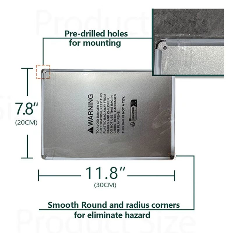 Komik Banyo Kuralları Metal Ta - Home Bathroom Signs incelemesi ve fiyatı