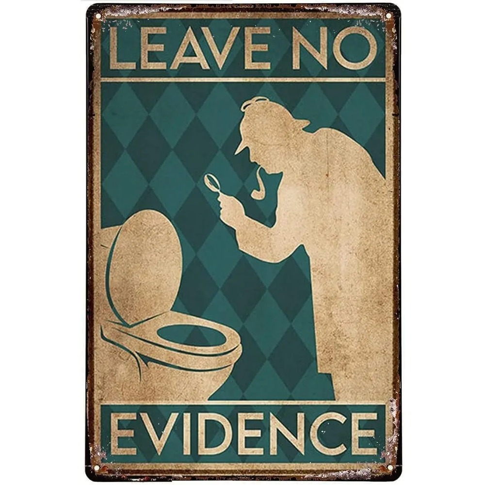 Vintage Komik Alıntı Metal Tab - Home Bathroom Quotes incelemesi ve fiyatı