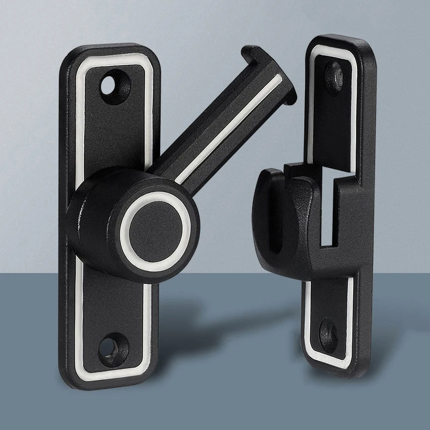 Siyah aydınlık ahır kapı kilit - Home Bathroom Hardware incelemesi ve fiyatı
