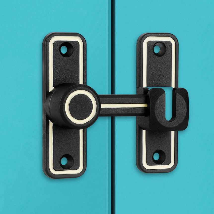 Siyah aydınlık ahır kapı kilit - Home Bathroom Hardware incelemesi ve fiyatı