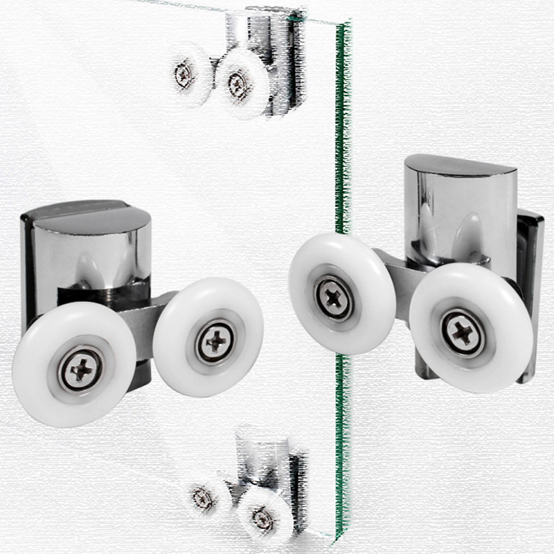 Koşucular tekerlek duş kapısı  - Home Bathroom Hardware incelemesi ve fiyatı