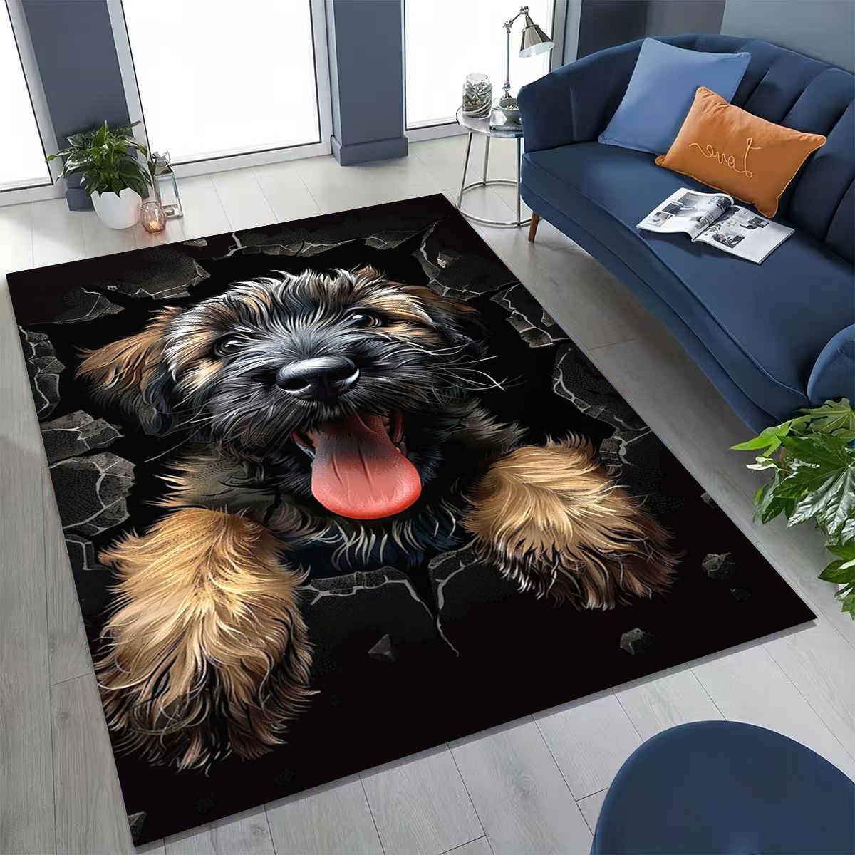 3D İllüzyon Kırma Duvar Köpek  - Home Bathroom Break incelemesi ve fiyatı