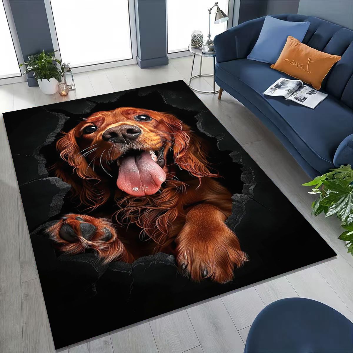 3D İllüzyon Kırma Duvar Köpek  - Home Bathroom Break incelemesi ve fiyatı