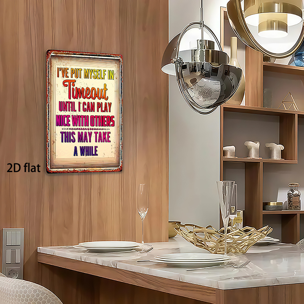 2D Metal Tabela, Retro Demir D - Home Bathroom Break incelemesi ve fiyatı