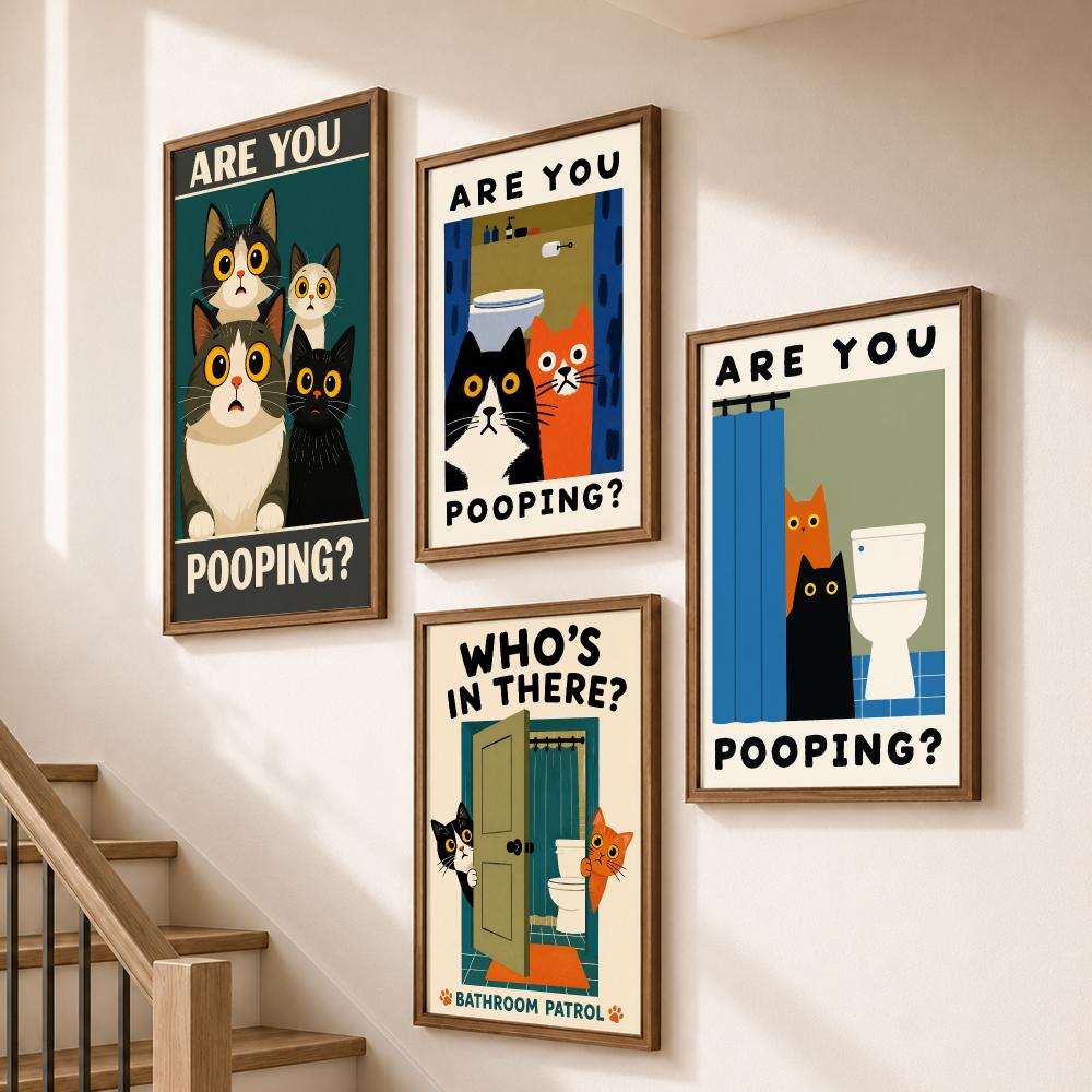 Komik Kediler Banyo Gizlilik T - Home Bathroom Quotes incelemesi ve fiyatı