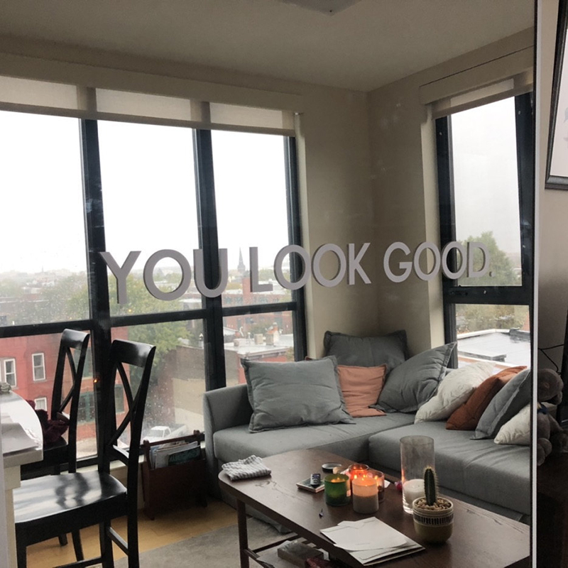 İyi Görünüyorsun Ayna Duvar St - Home Bathroom Quotes incelemesi ve fiyatı