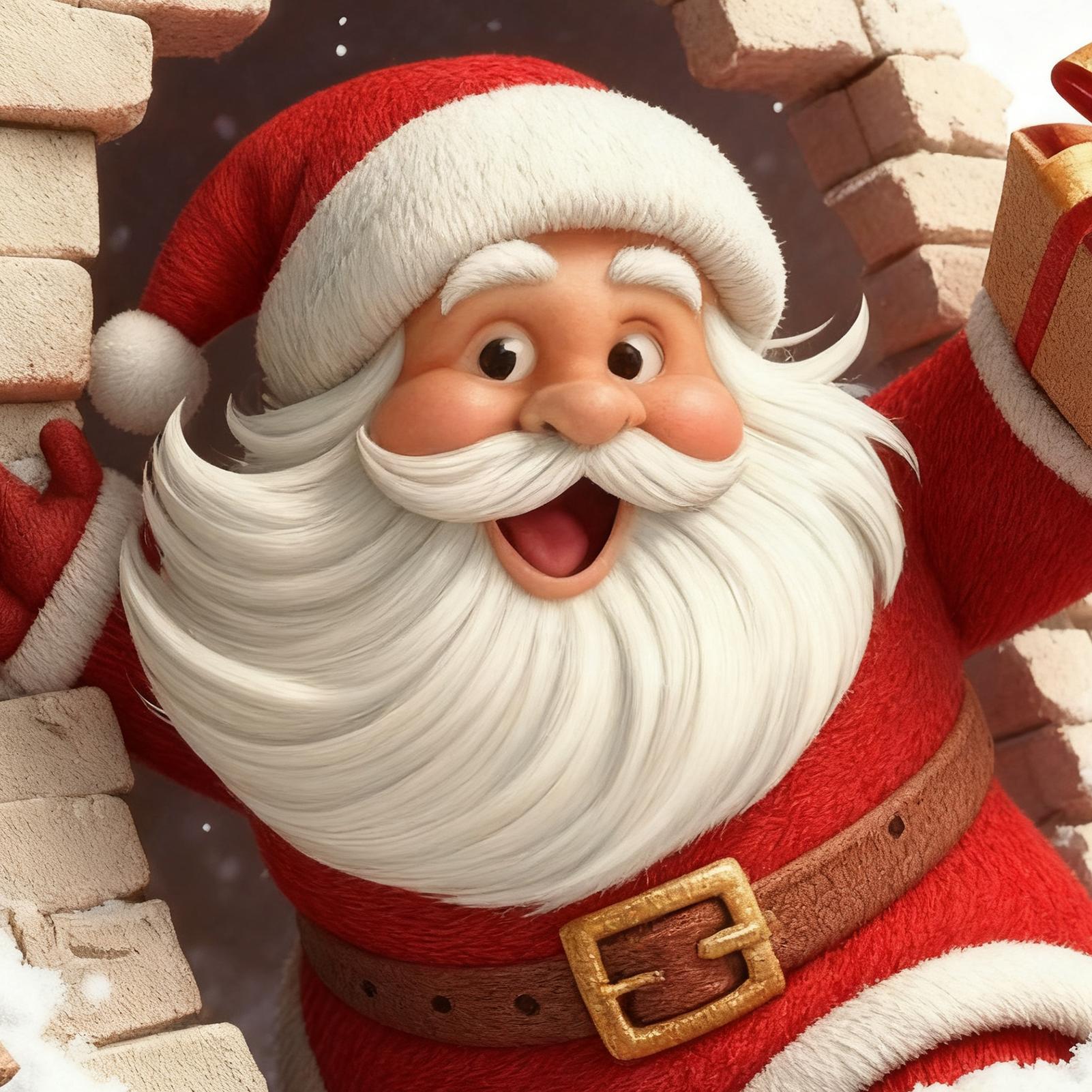 Duvar çıkartmaları Noel Baba K - Home Bathroom Break incelemesi ve fiyatı