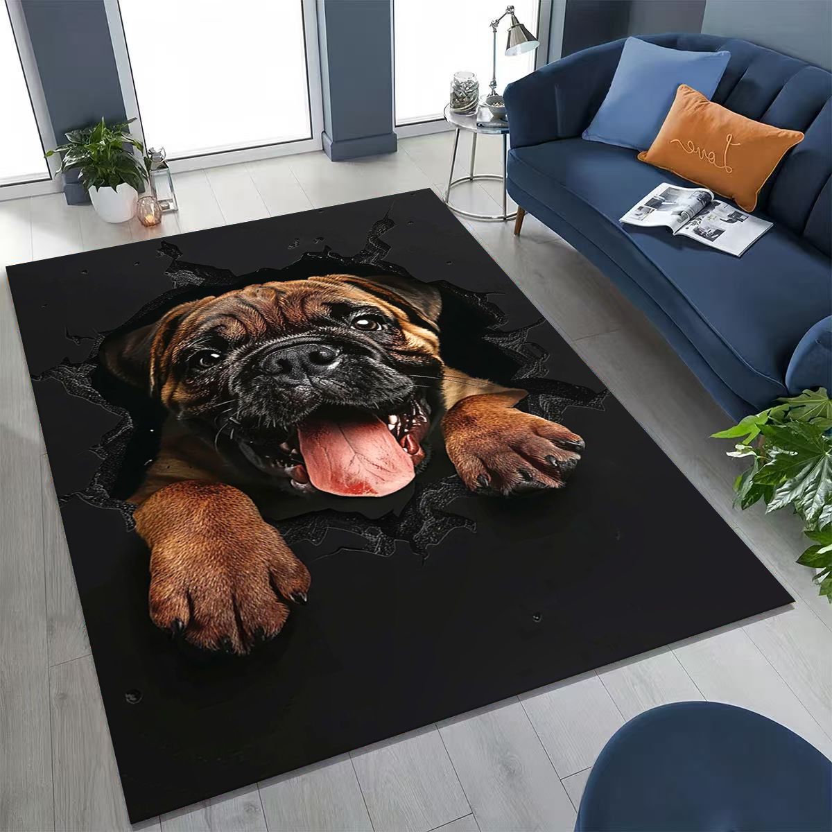 3D İllüzyon Kırma Duvar Köpek  - Home Bathroom Break incelemesi ve fiyatı